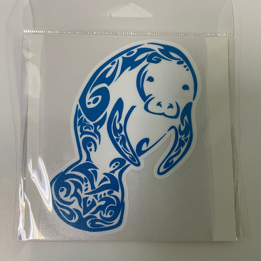 Blue Manatee Sticker