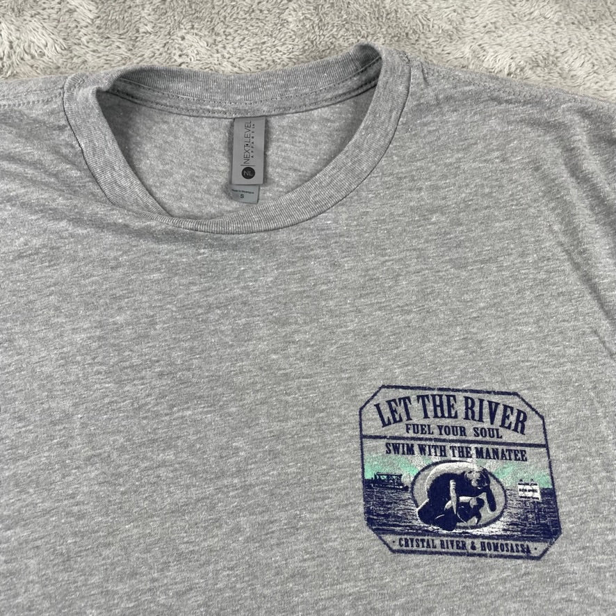 Let the River Fuel Your Soul Swim with Manatee T-Shirt