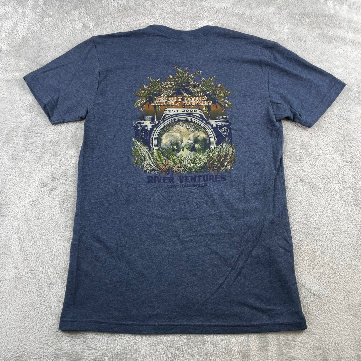 Tropical Take Only Pictures Manatee T-Shirt