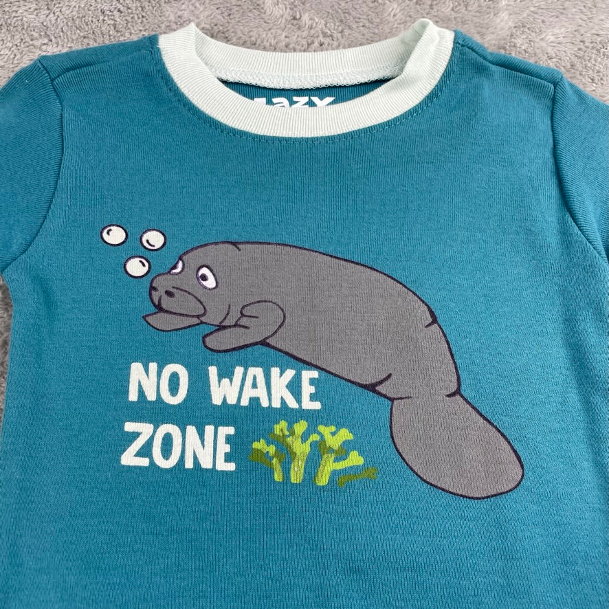 No Wake Zone Manatee Kid Pajamas