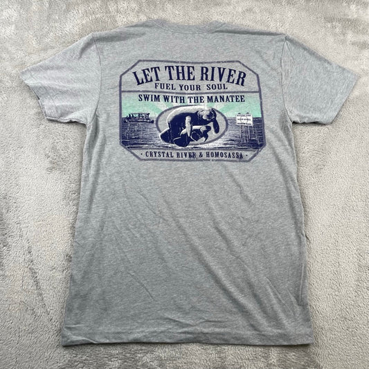 Let the River Fuel Your Soul Swim with Manatee T-Shirt
